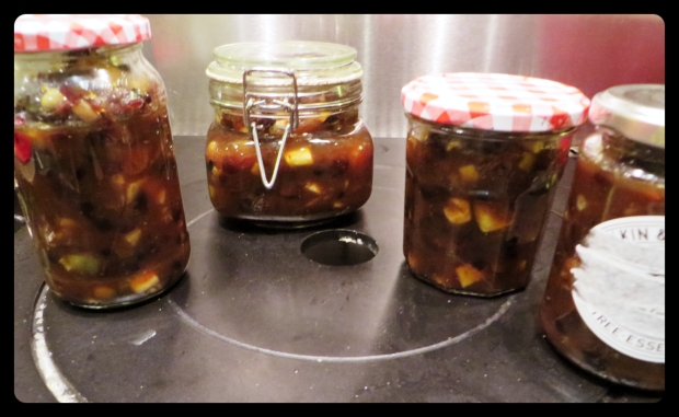 Ginger Mincemeat in jars