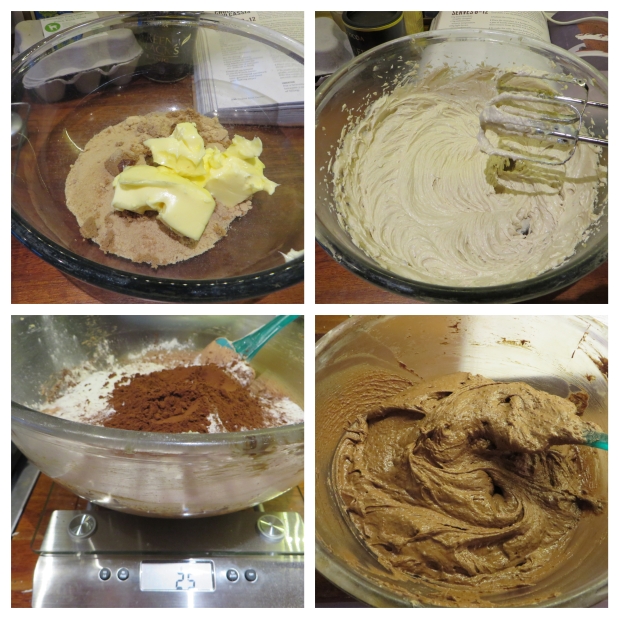 chocolate lips cake mix stages